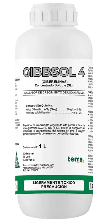 Botella de GIBBSOL 4
