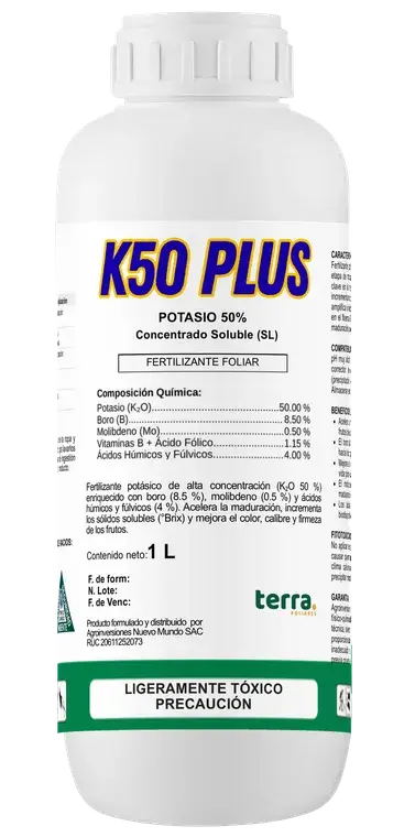 Botella de K50 PLUS