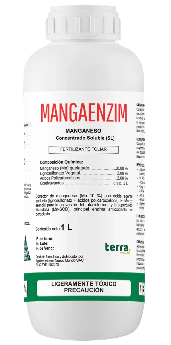 Botella de MANGAENZIM