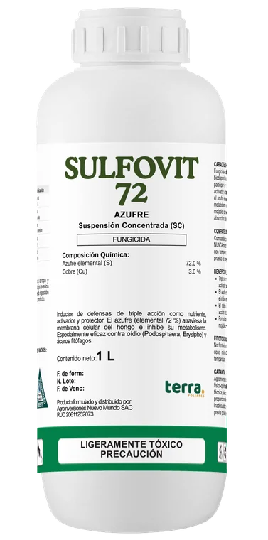 Botella de SULFOVIT 72