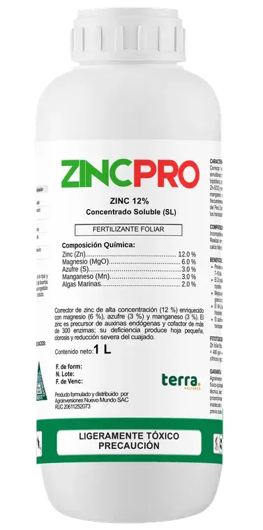 Botella de ZINCPRO